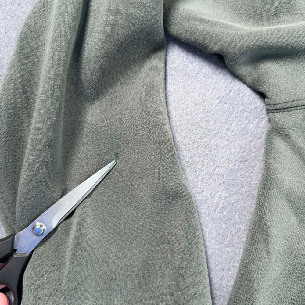 Spanx AirEssentials Half Zip Pullover Womens M Green Athleisure Top - Picture 2 of 12